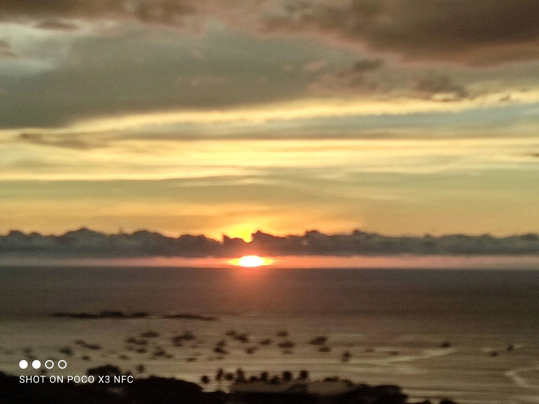Sunset over Pacific